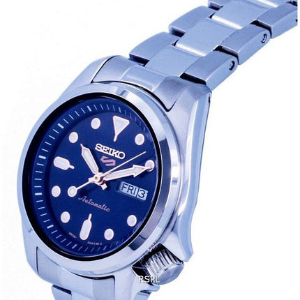 Refurbished Seiko 5 Sports Automatic Stainless Steel Blue Dial SRE003 SRE003K1 SRE003K 100M Women's Watch