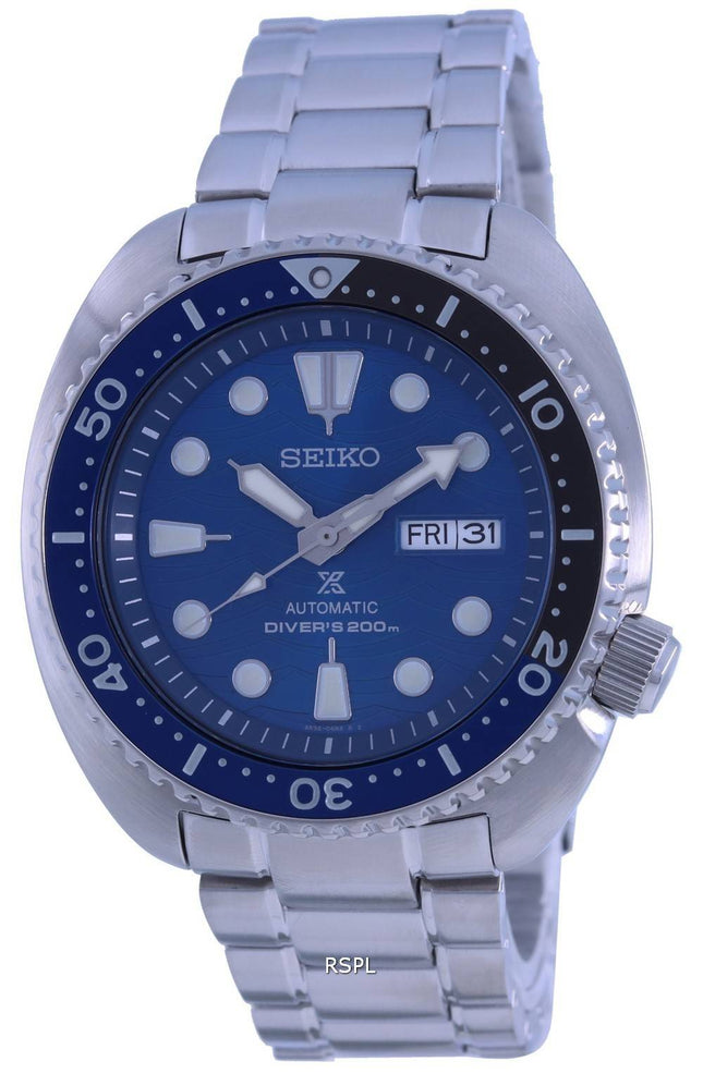 Seiko Prospex Save The Ocean Blue Dial Automatic Diver's SRPD21 SRPD21K1 SRPD21K 200M Men's Watch