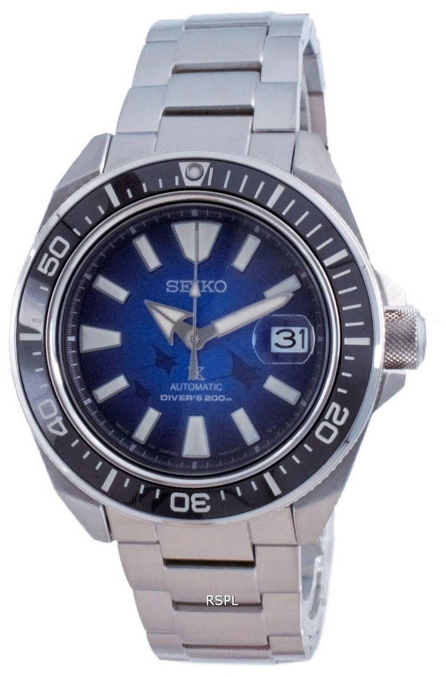 Seiko Prospex Save The Ocean Manta Ray Edition Automatic Diver's SRPE33 SRPE33J1 SRPE33J 200M Men's Watch