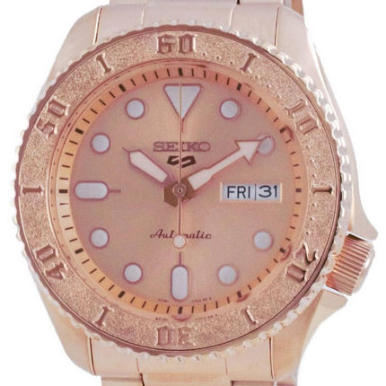 Seiko 5 Sports Rose Gold Tone Automatic SRPE72 SRPE72K1 SRPE72K 100M Men's watch