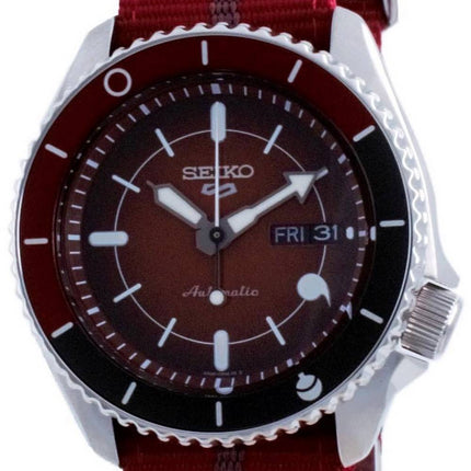 Seiko 5 Sports Sarada Uchiha Limited Edition Automatic SRPF67 SRPF67K1 SRPF67K 100M Men's Watch
