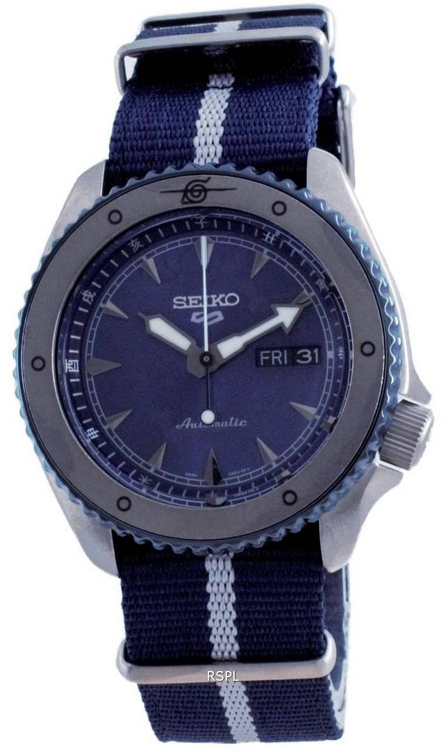 Seiko 5 Sports Sasuke Uchiha Limited Edition Automatic SRPF69 SRPF69K1 SRPF69K 100M Men's Watch