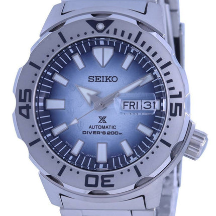 Seiko Prospex Save The Ocean Frost Monster Special Edition Automatic Diver's SRPG57 SRPG57J1 SRPG57J 200M Men's Watch