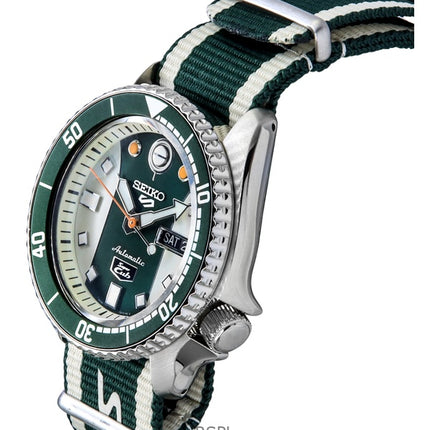 Seiko 5 Sports Honda Super Cub Limited Edition White And Green Dial Automatic SRPJ49K1 100M Men's Watch