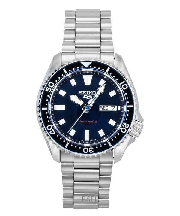 Seiko 5 Sports SKX Redux Stainless Steel Blue Dial Automatic SRPL83K1 100M Men's Watch