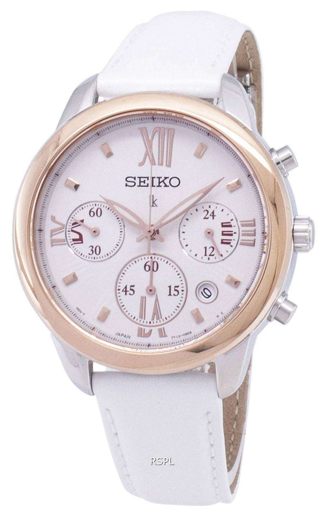 Refurbished Seiko Lukia Chronograph Quartz SRWZ84 SRWZ84P1 SRWZ84P Women's Watch