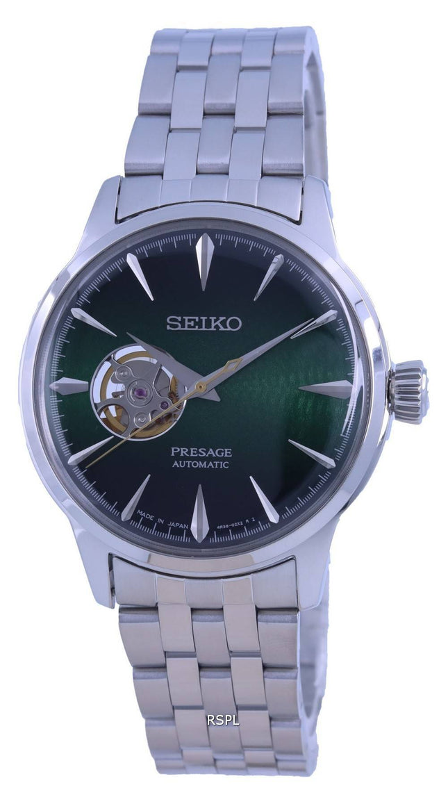 Seiko Presage Cocktail Time Grasshopper Open Heart Automatic SSA441 SSA441J1 SSA441J Mens Watch