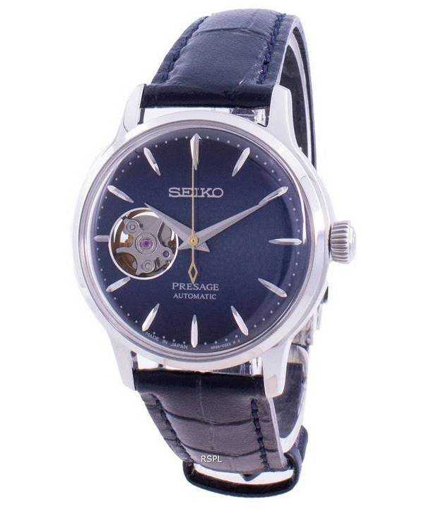 Refurbished Seiko Presage Automatic Cocktail Time Blue Moon SSA785 SSA785J1 SSA785J Open Heart Japan Made Women's Watch