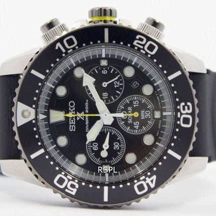 Seiko Solar Chronograph SSC021 SSC021P1 SSC021P Men's Watch