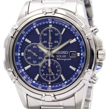 Seiko Solar Chronograph Alarm SSC141 SSC141P1 SSC141P Men's Watch