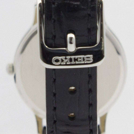 Seiko Solar White Dial Leather Strap SUP299 SUP299P1 SUP299P Women's Watch
