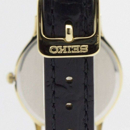 Seiko Solar White Dial Leather Strap SUP304 SUP304P1 SUP304P Women's Watch