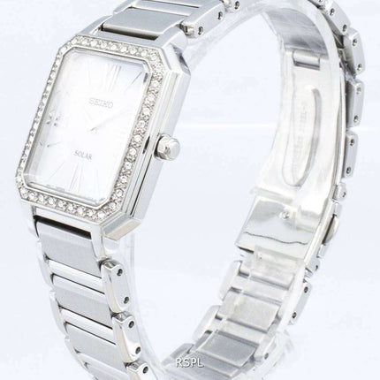 Seiko Conceptual SUP427P SUP427P1 SUP427 Diamond Accents Solar Women's Watch