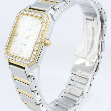 Seiko Conceptual SUP428P SUP428P1 SUP428 Diamond Accents Solar Women's Watch