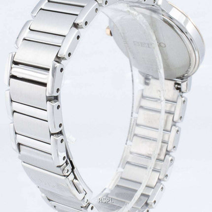 Seiko Conceptual SUP432P SUP432P1 SUP432 Diamond Accents Solar Women's Watch