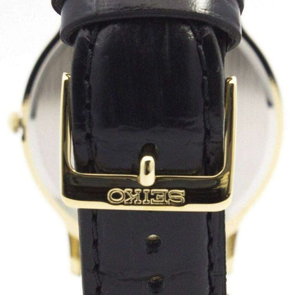 Seiko Solar White Dial Leather Strap SUP872 SUP872P1 SUP872P Men's Watch