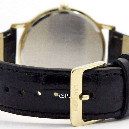 Seiko Solar White Dial Leather Strap SUP872 SUP872P1 SUP872P Men's Watch