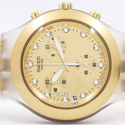 Swatch Irony Diaphane Full-Blooded Chronograph SVCK4032G Unisex Watch