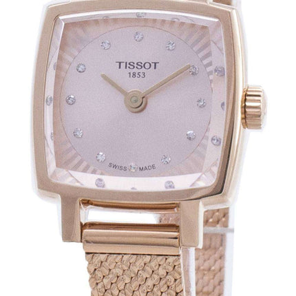 Tissot T-Lady Lovely Square T058.109.33.456.00 T0581093345600 Diamond Accents Women's Watch