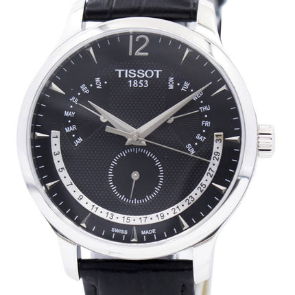 Tissot Tradition Perpetual Calender T063.637.16.057.00 T0636371605700 Men's Watch