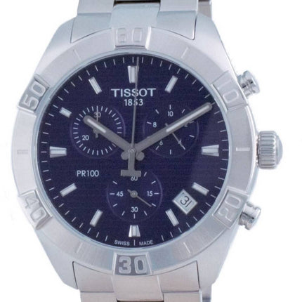 Tissot PR 100 Sport Chronograph Quartz T101.617.11.041.00 T1016171104100 100M Mens Watch