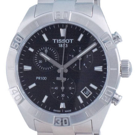 Tissot PR 100 Sport Chronograph Quartz T101.617.11.051.00 T1016171105100 100M Mens Watch