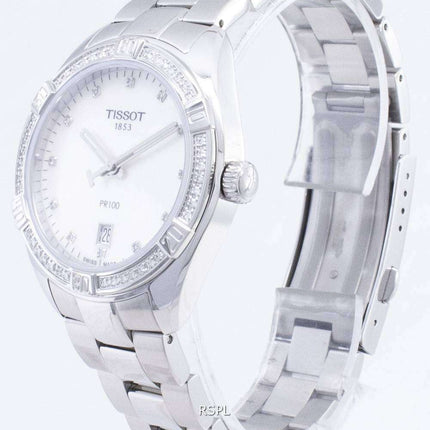 Tissot T-Classic PR 100 Lady Sport T101.910.61.116.00 T1019106111600 Diamond Accents Quartz Women's Watch