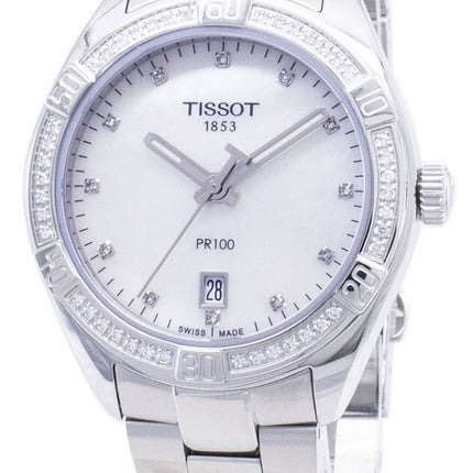 Tissot T-Classic PR 100 Lady Sport T101.910.61.116.00 T1019106111600 Diamond Accents Quartz Womens Watch