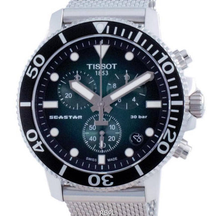 Tissot T-Sport Seastar 1000 Chronograph Divers Quartz T120.417.11.091.00 T1204171109100 300M Mens Watch