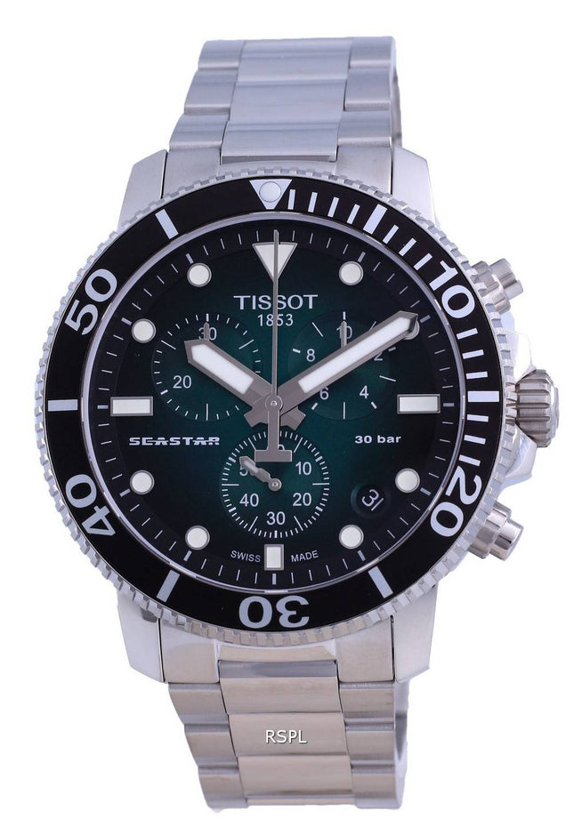 Tissot T-Sport Seaster 1000 Chronograph Divers Quartz T120.417.11.091.01 T1204171109101 300M Mens Watch