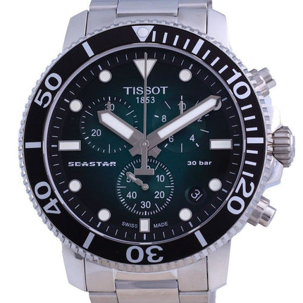 Tissot T-Sport Seaster 1000 Chronograph Diver's Quartz T120.417.11.091.01 T1204171109101 300M Men's Watch