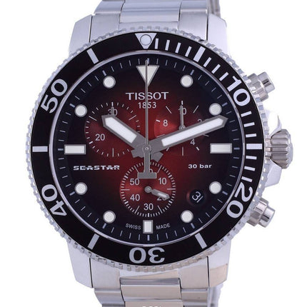 Tissot T-Sport Seaster 1000 Chronograph Divers Quartz T120.417.11.421.00 T1204171142100 300M Mens Watch