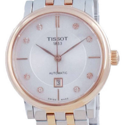 Tissot T-Classic Carson Automatic Diamond Accents T122.207.22.036.00 T1222072203600 Womens Watch
