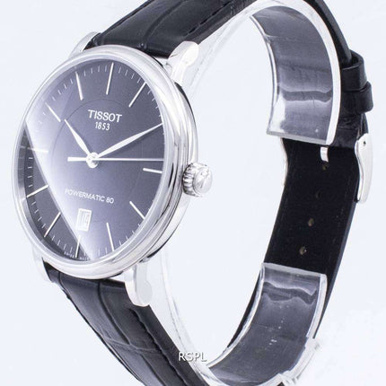 Tissot T-Classic Carson T122.407.16.051.00 T1224071605100 Powermatic 80 Men's Watch
