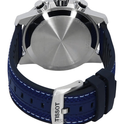 Tissot Supersport Chronograph Textile Strap Black Dial Quartz T125.617.17.051.03 100M Men's Watch