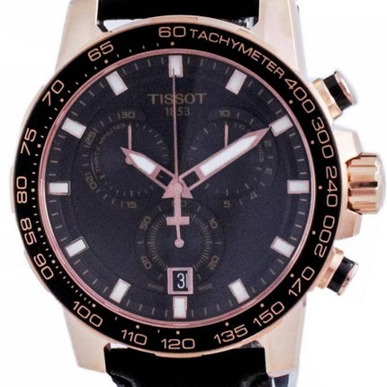 Tissot Supersport Black Dial Chronograph Quartz T125.617.36.051.00 T1256173605100 100M Mens Watch
