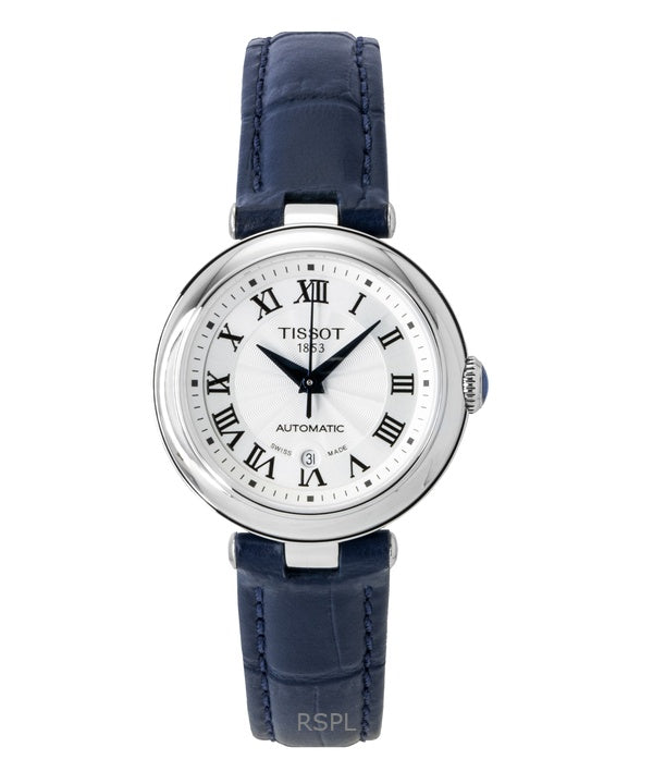 Tissot Bellissima Leather Strap White Dial Automatic T126.207.16.013.00 Women's Watch