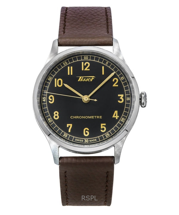 Tissot Heritage 1938 Leather Strap Anthracite Dial Automatic T142.464.16.062.00 Men's Watch