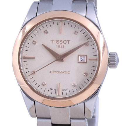 Tissot T-Gold T-My Lady Diamond Accents 18K Gold Automatic T930.007.41.266.00 T9300074126600 Womens Watch