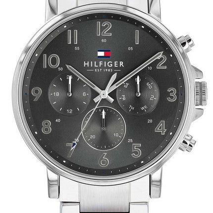 Tommy Hilfiger Daniel Grey Dial Stainless Steel Quartz 1710382 Mens Watch