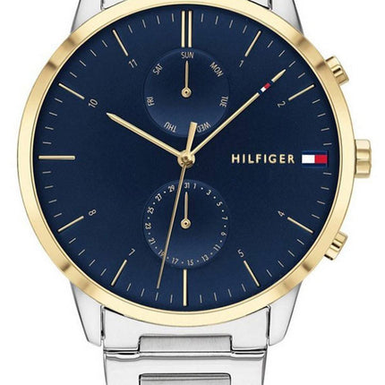 Tommy Hilfiger Hunter Blue Dial Stainless Steel Quartz 1710408 Mens Watch