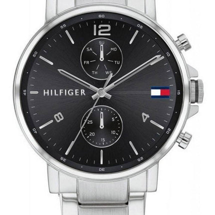 Tommy Hilfiger Daniel Black Dial Stainless Steel Quartz 1710413 Mens Watch
