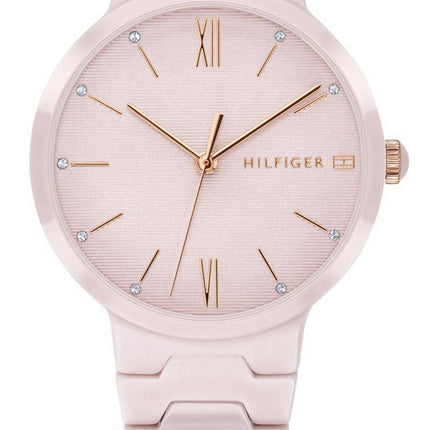 Tommy Hilfiger Avery Crystal Accents Ceramic Quartz 1781957 Womens Watch