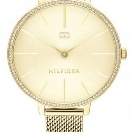 Tommy Hilfiger Kelly Crystal Accents Gold Tone Stainless Steel Quartz 1782114 Womens Watch