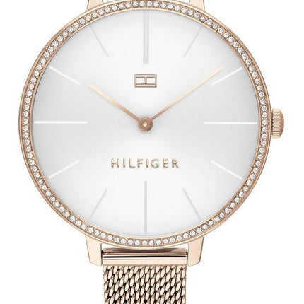 Tommy Hilfiger Kelly Crystal Accents Stainless Steel Quartz 1782115 Womens Watch