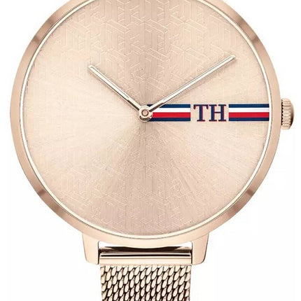 Tommy Hilfiger Alexa Rose Gold Tone Stainless Steel Quartz 1782158 Womens Watch