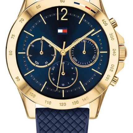 Tommy Hilfiger Haven Blue Dial Silicon Strap Quartz 1782198 Womens Watch