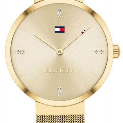 Tommy Hilfiger Liberty Crystal Accents Gold Tone Stainless Steel Quartz 1782217 Womens Watch