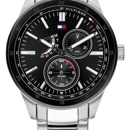 Tommy Hilfiger Austin Black Dial Stainless Steel Quartz 1791639 Mens Watch