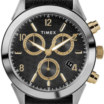 Timex Torrington Chronograph Leather Strap Quartz TW2R90700 Mens Watch